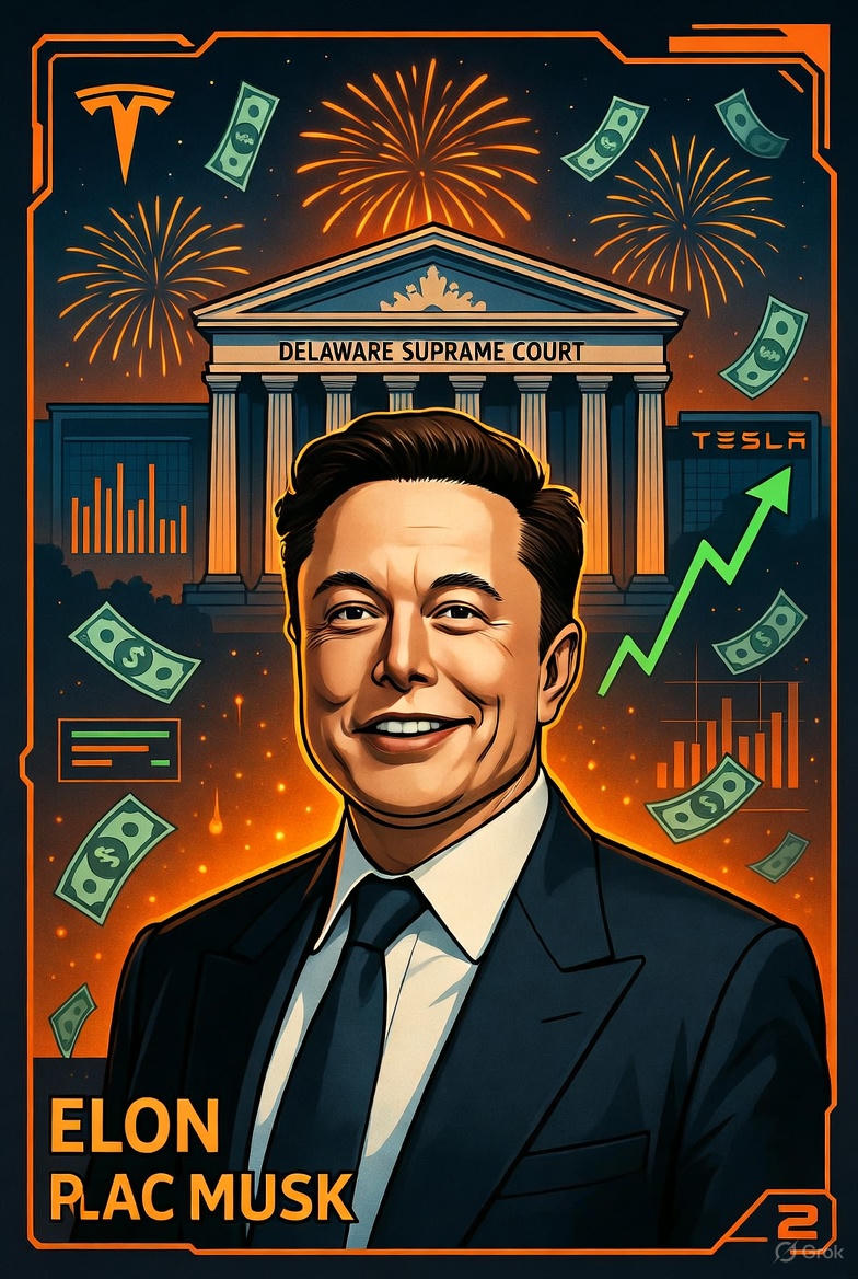 Elon Musk triumphiert nach Delaware Supreme Court Sieg